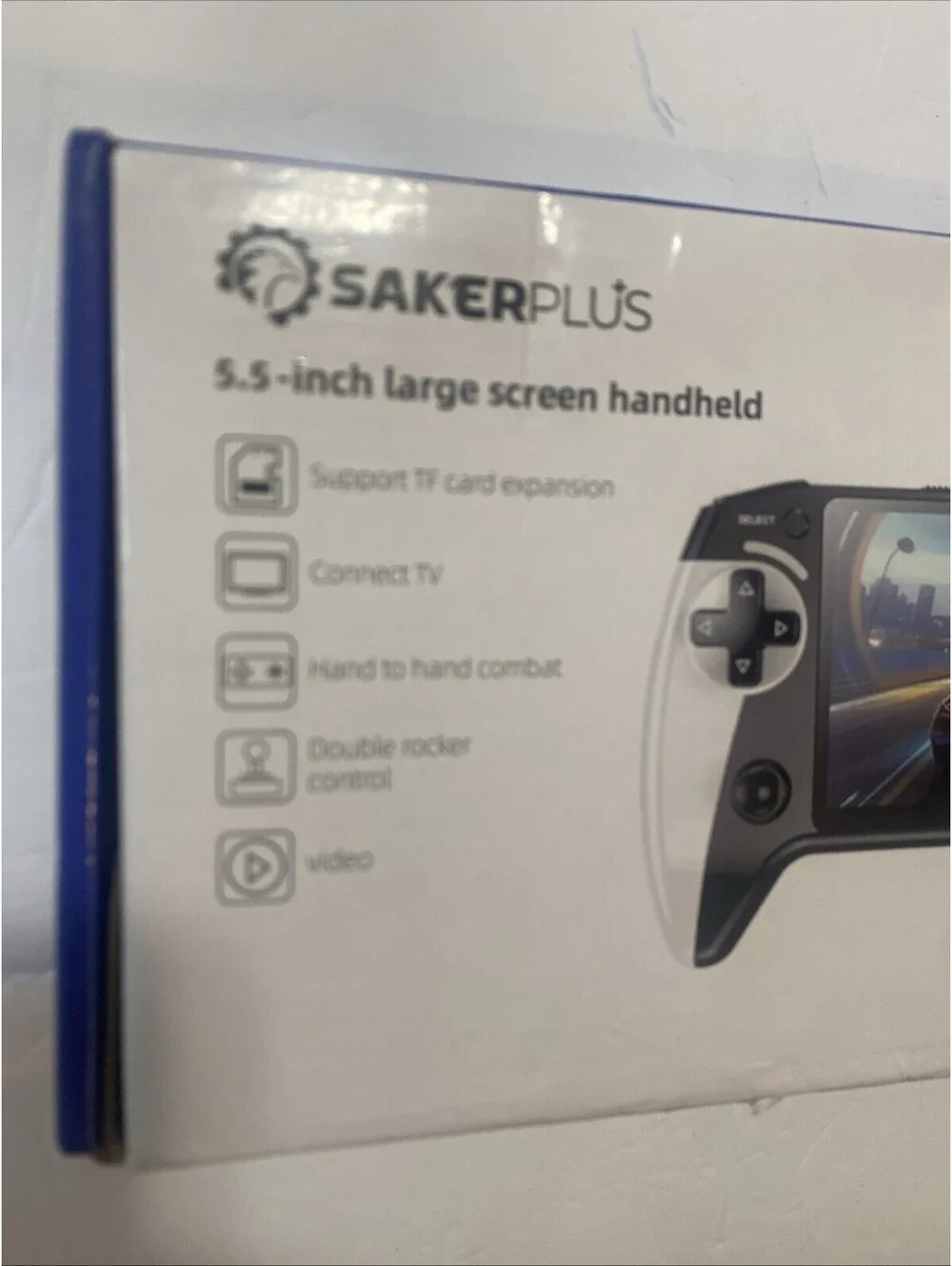 Saker Plus X9 (or X9 Retro Handheld Game Console) New Open Box